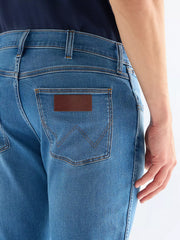 Męskie Spodnie Jeansowe Wrangler Larston Light Visual 112378819