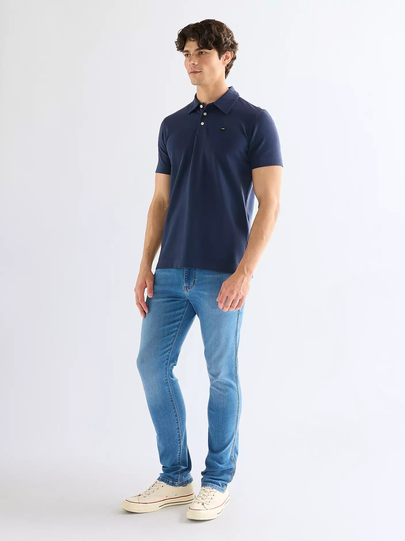 Męskie Spodnie Jeansowe Wrangler Larston Light Visual 112378819