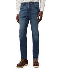 Męskie Spodnie Jeansowe Wrangler Larston Marine Tint 112371025