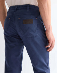 MESKIE SPODNIE WRANGLER LARSTON NAVY 112368492