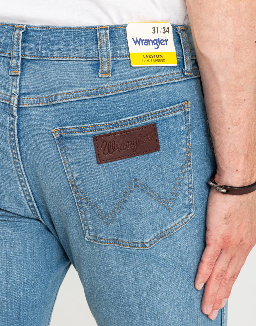 MESKIE SPODNIE WRANGLER LARSTON SAFFRON 112380860