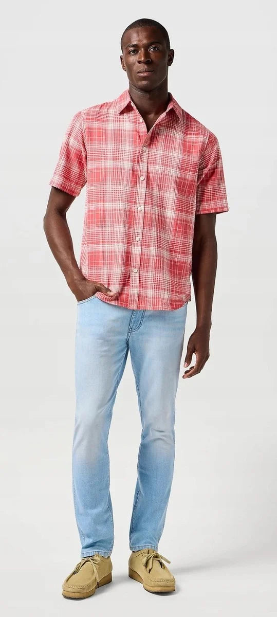 Męskie Spodnie Wrangler Larston Spur Stitched 112362434