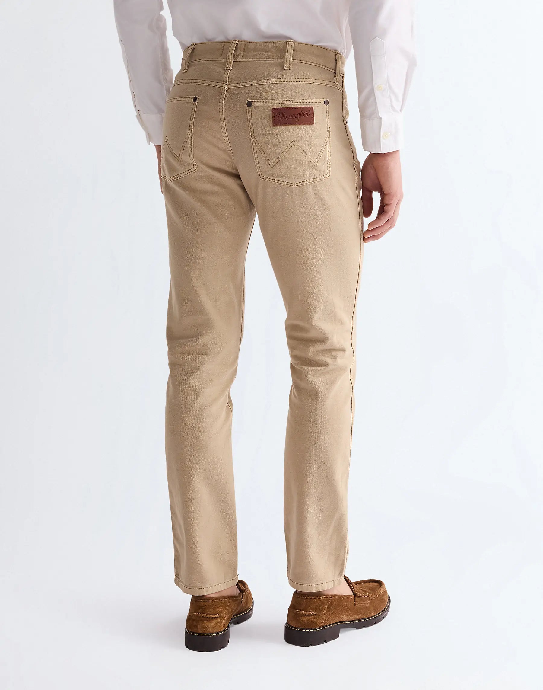 MESKIE SPODNIE WRANGLER LARSTON TIMBERWOLF 112368475