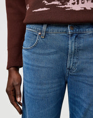 Meskie Spodnie Wrangler Loose Boot Sky Breeze 112371340