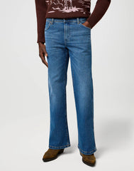 Meskie Spodnie Wrangler Loose Boot Sky Breeze 112371340