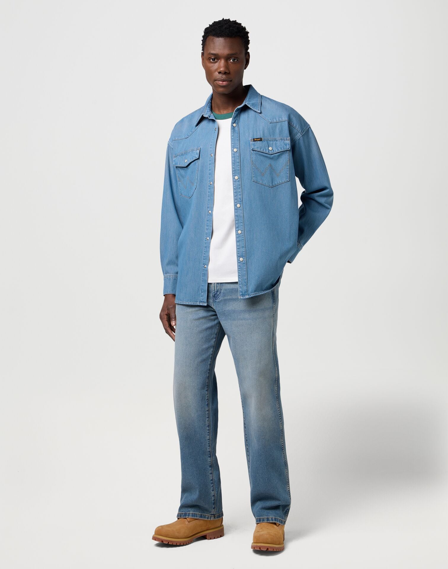 MESKIE SPODNIE WRANGLER LOOSE STRAIGHT AUTHENTIC MEDIUM 112371019