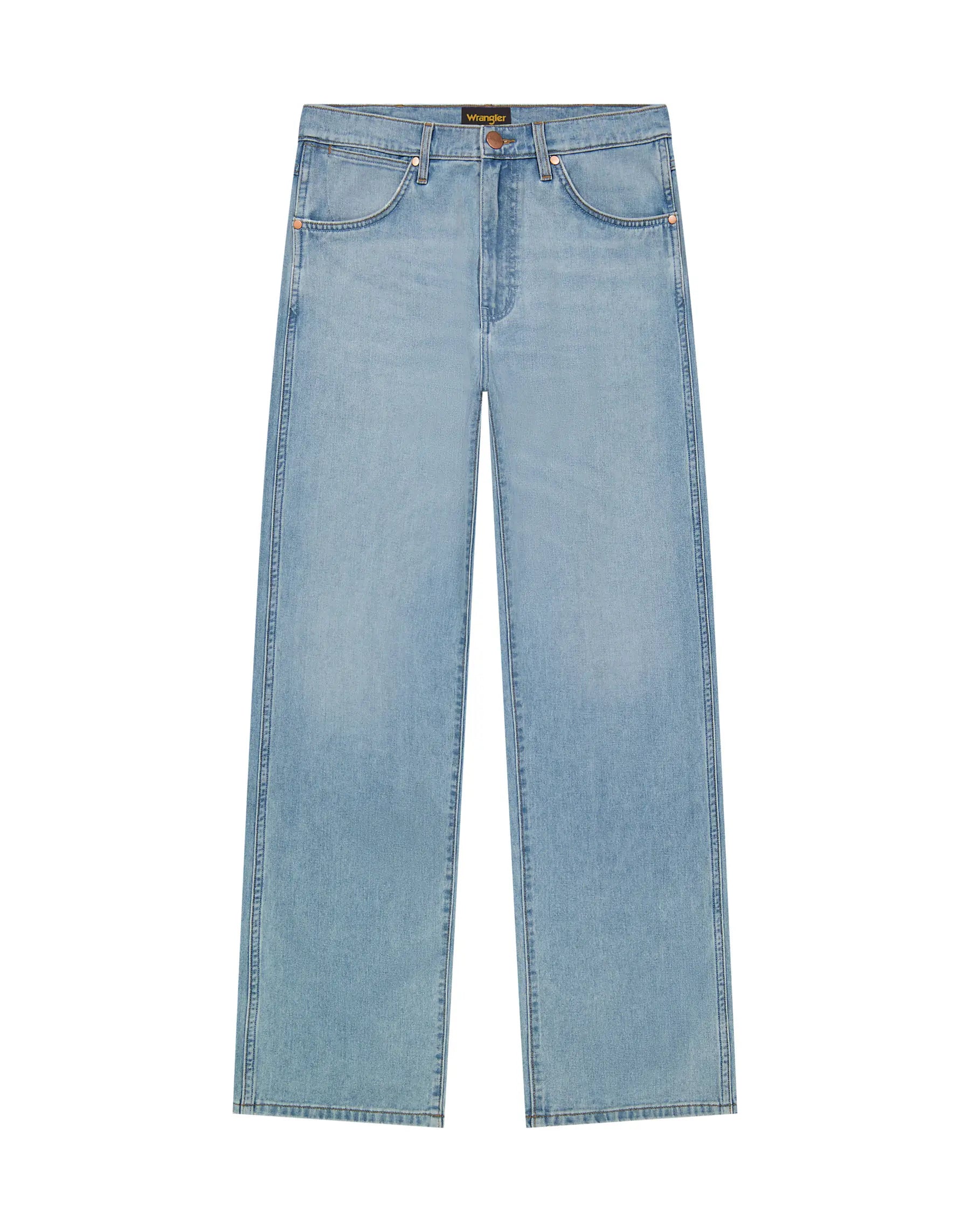 Męskie Spodnie Wrangler Loose Straight Dove Wing 112377842