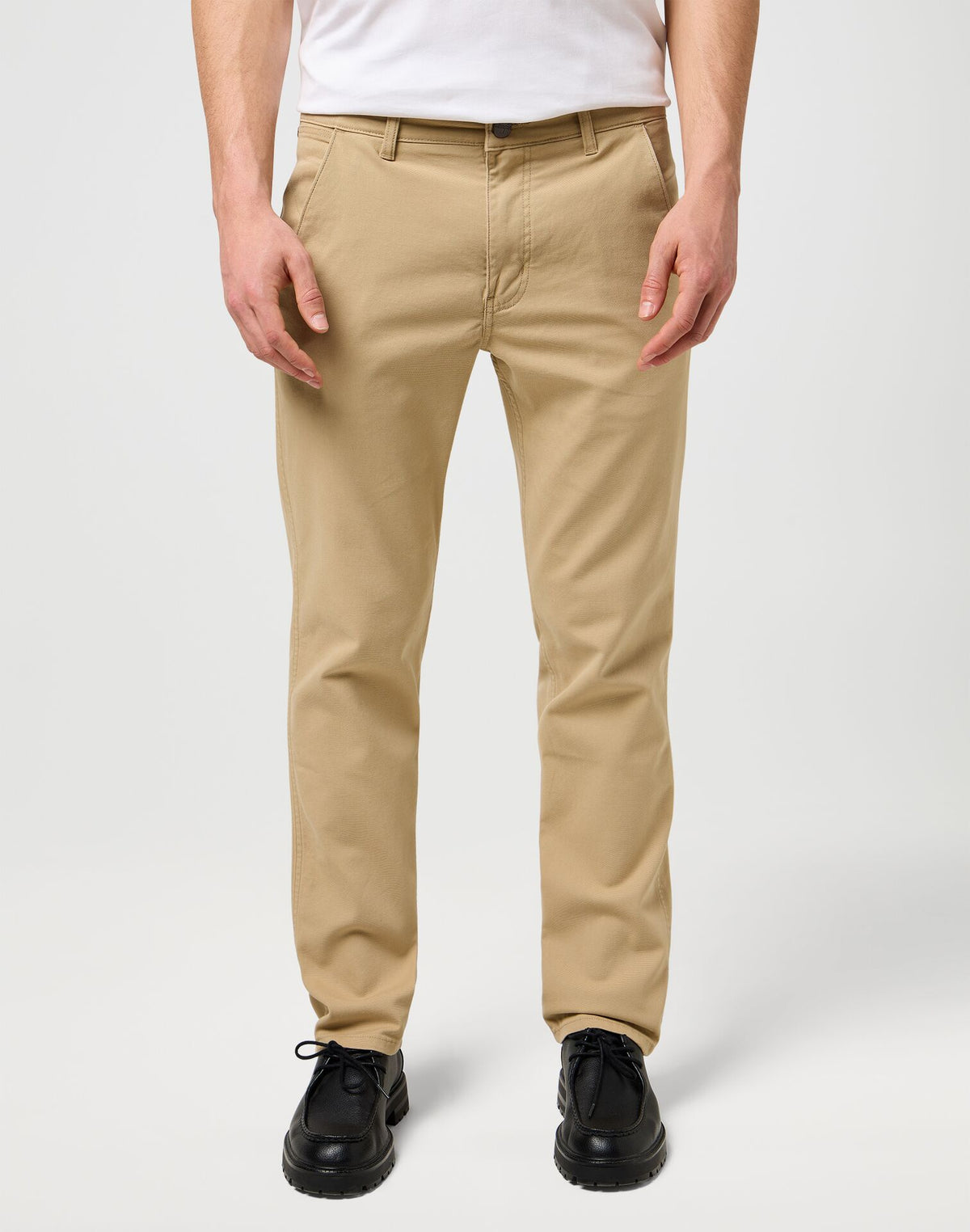 Męskie Spodnie Wrangler Regular Chino Cornstalk 112371101