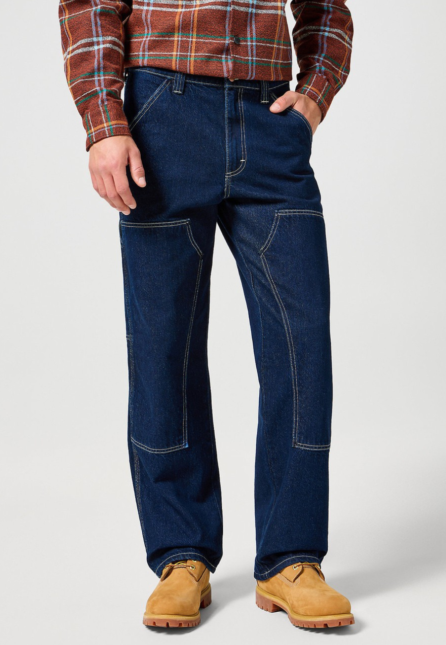 MESKIE SPODNIE WRANGLER RELAXED STRAIGHT BAD HOSS 112357438