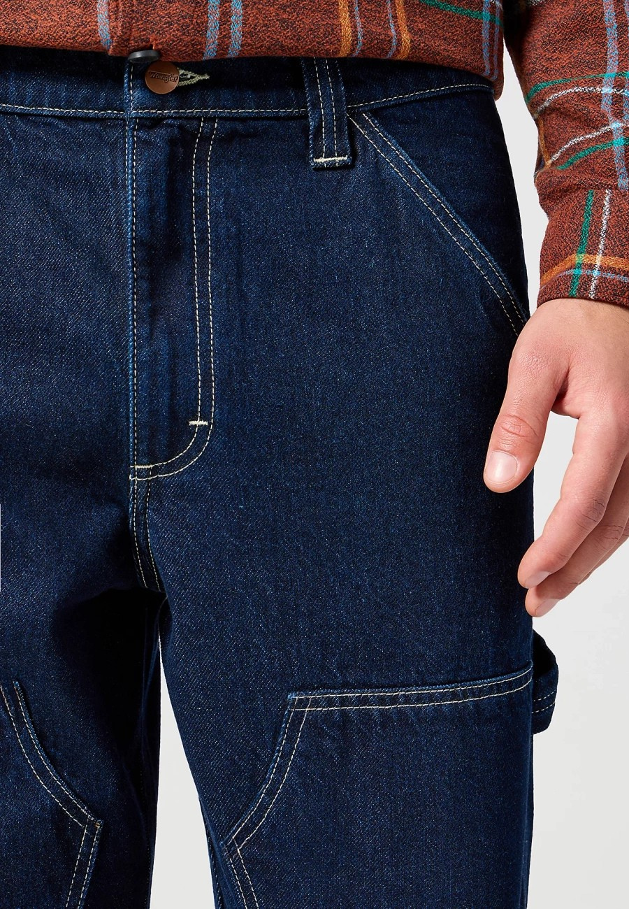 MESKIE SPODNIE WRANGLER RELAXED STRAIGHT BAD HOSS 112357438
