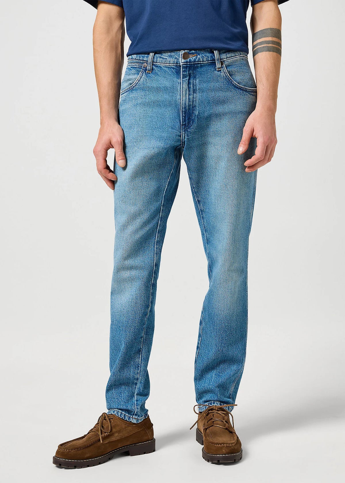 Męskie Spodnie Wrangler River Chante 112356836