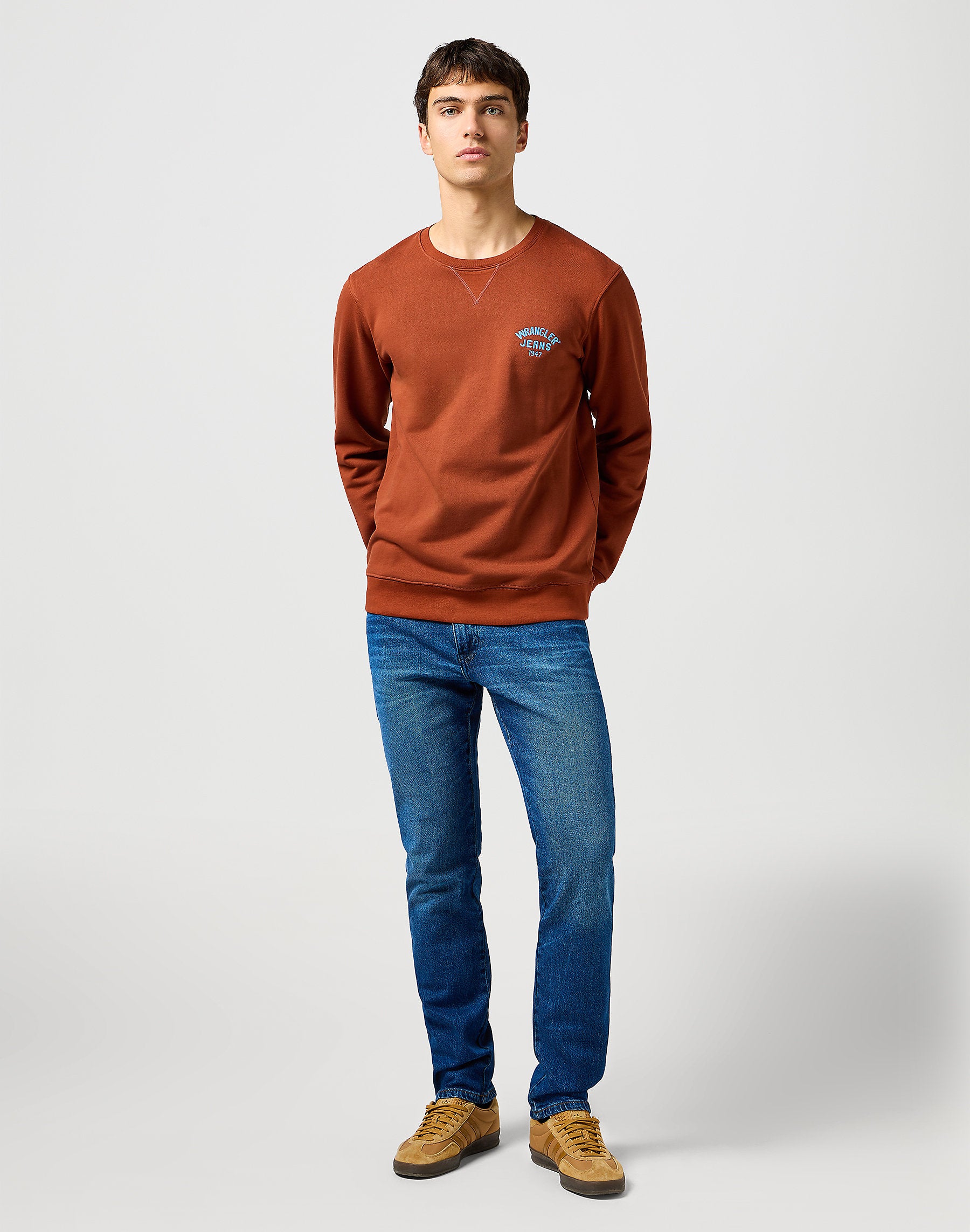 Męskie Spodnie Wrangler River Faded Harvest 112362547