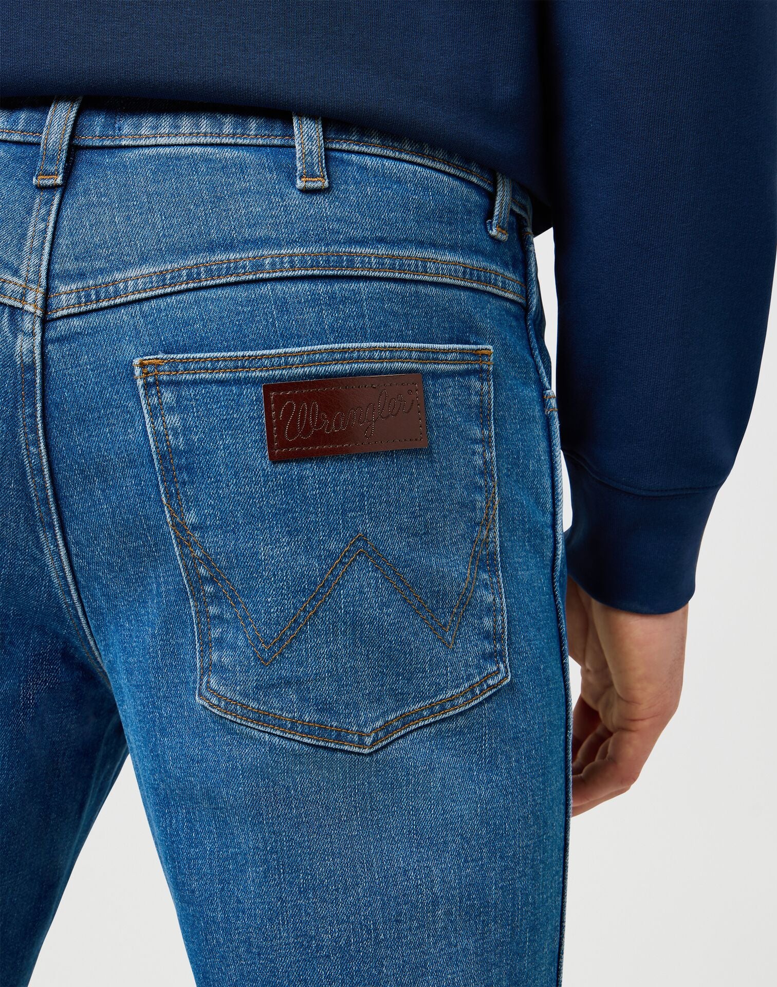 Męskie Spodnie Wrangler River Granite Boulder 112373153