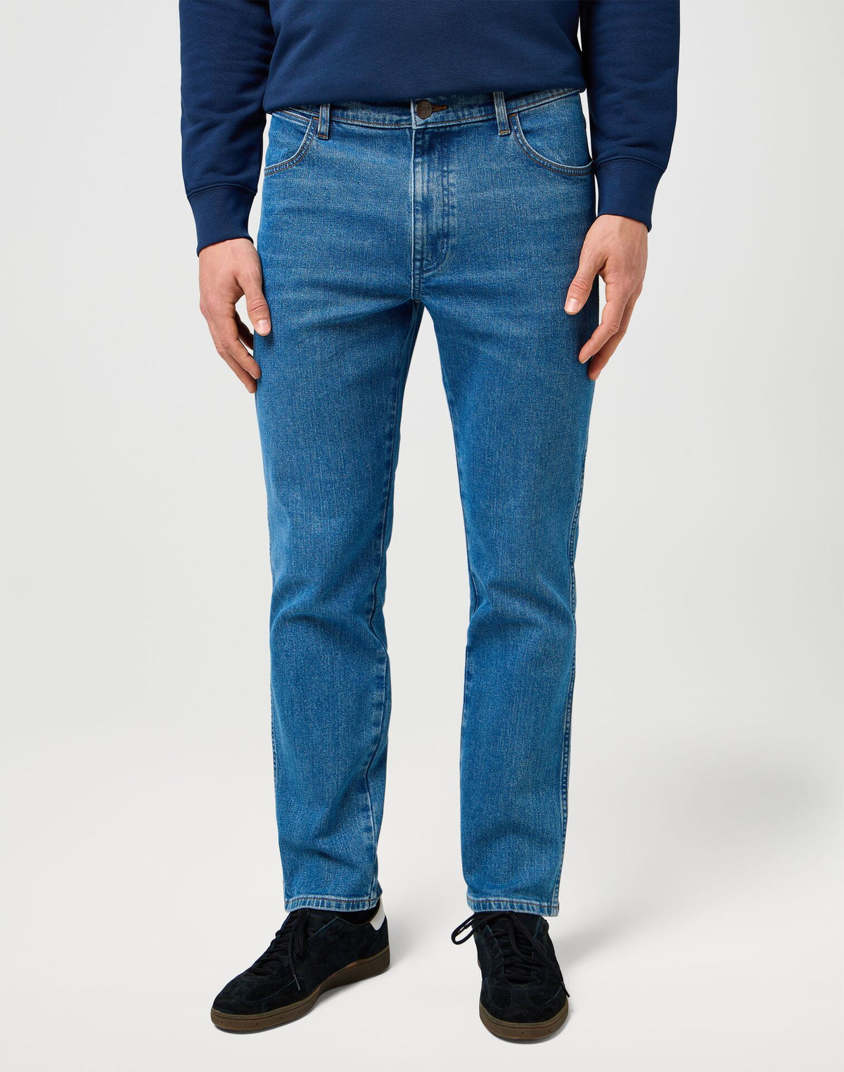 Męskie Spodnie Wrangler River Granite Boulder 112373153