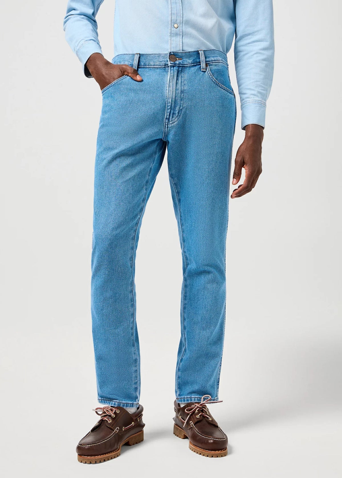 Meskie Spodnie Wrangler River Jungle Cool 112364494