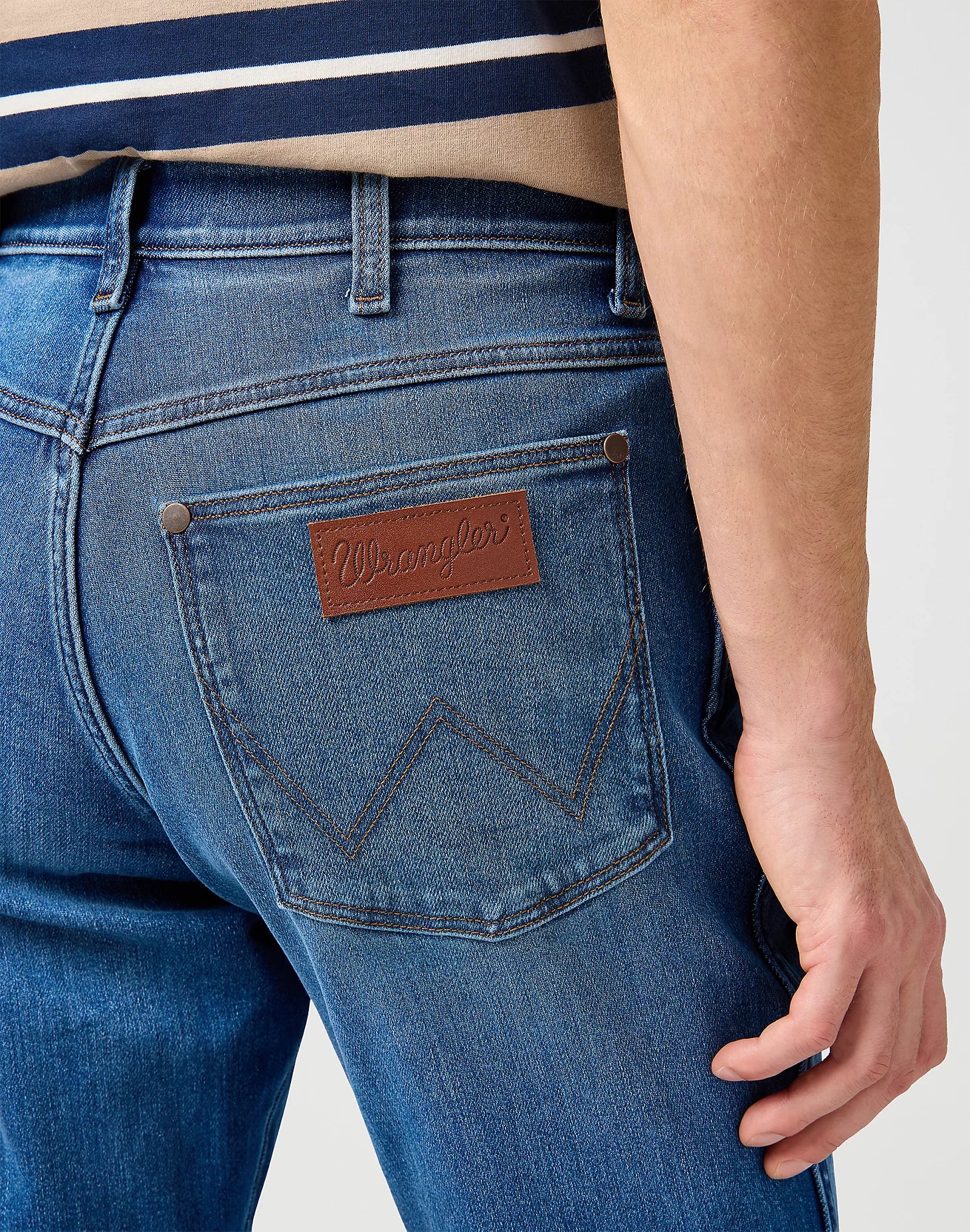 Męskie Spodnie Wrangler River Outlaw 112362414