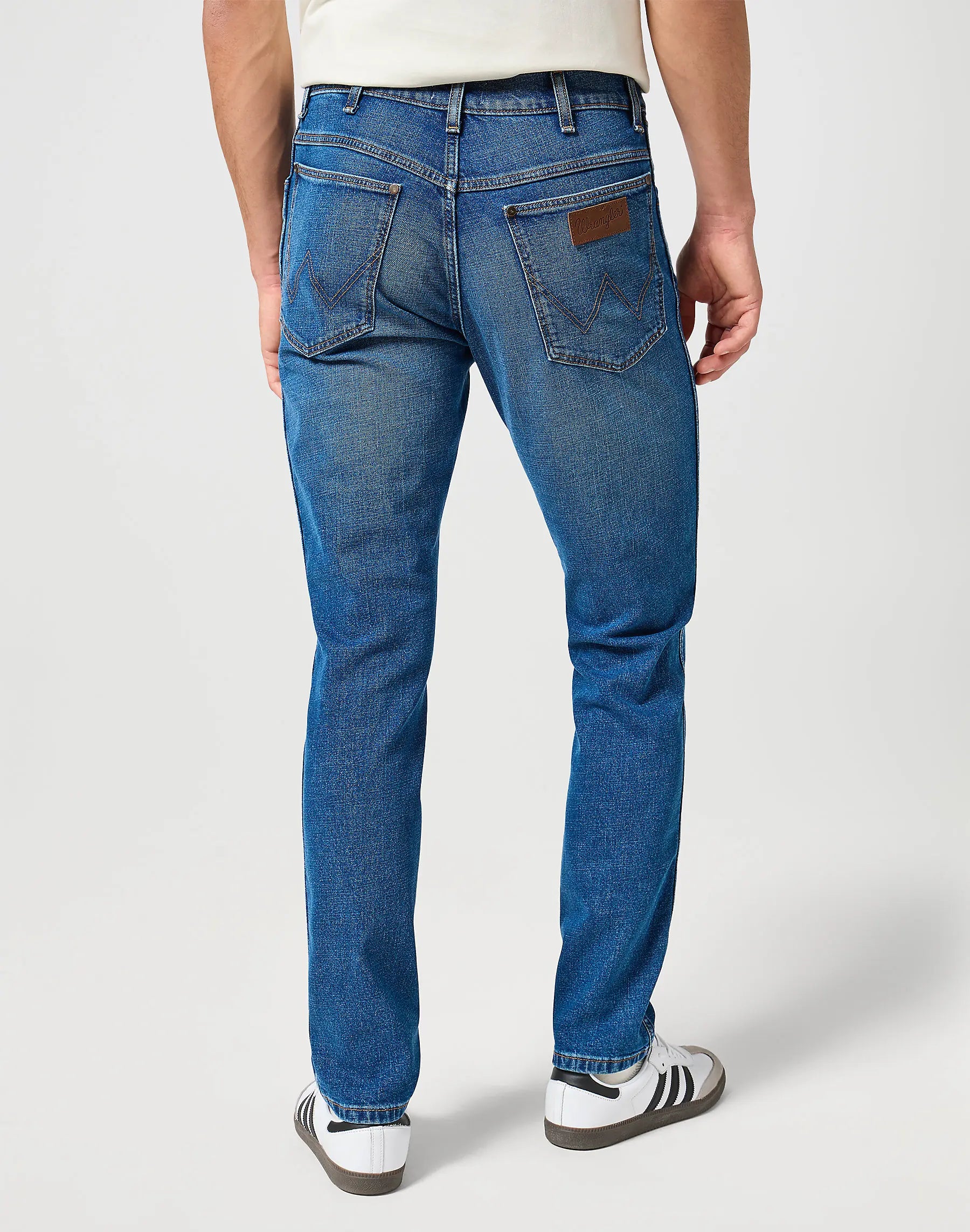 Męskie Spodnie Wrangler River Raindrop 112357529