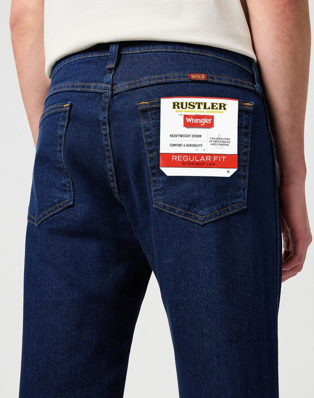 Rustler By Wrangler Rinse Męskie Spodnie Jeansowe W100RC10L 112342561