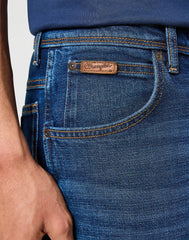 Męskie Spodnie Jeansowe Wrangler Texas Black Hole 112355026