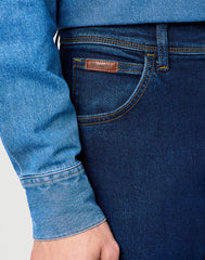 MESKIE SPODNIE WRANGLER  TEXAS COSMIC BLUE 112362343