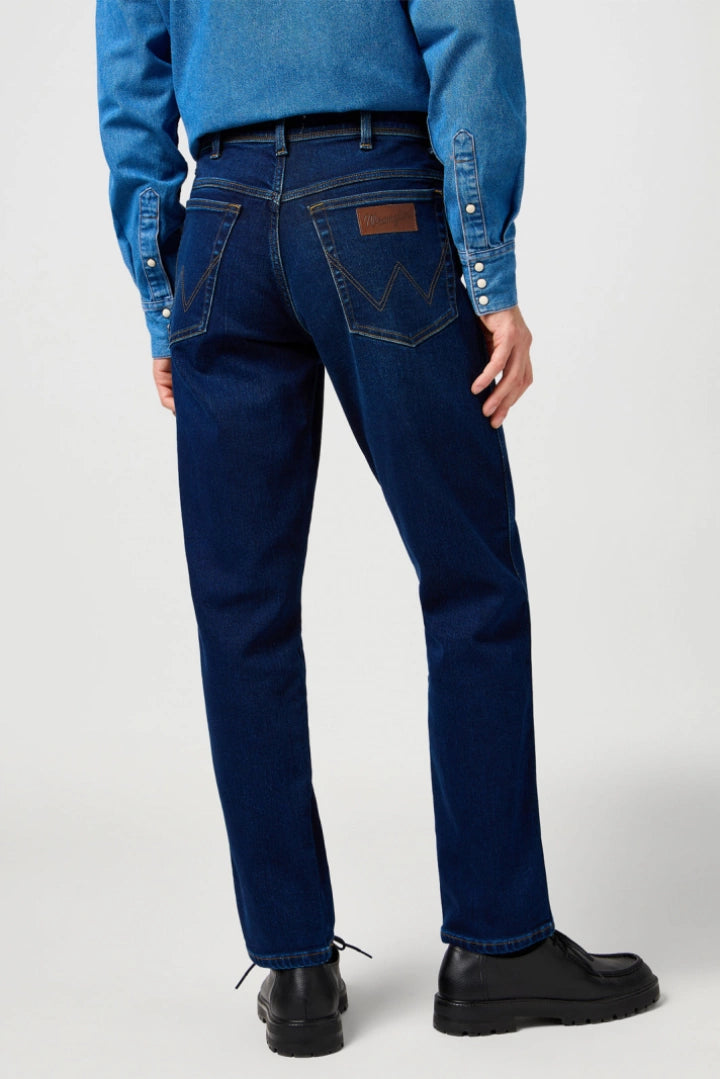 MESKIE SPODNIE WRANGLER  TEXAS COSMIC BLUE 112362343