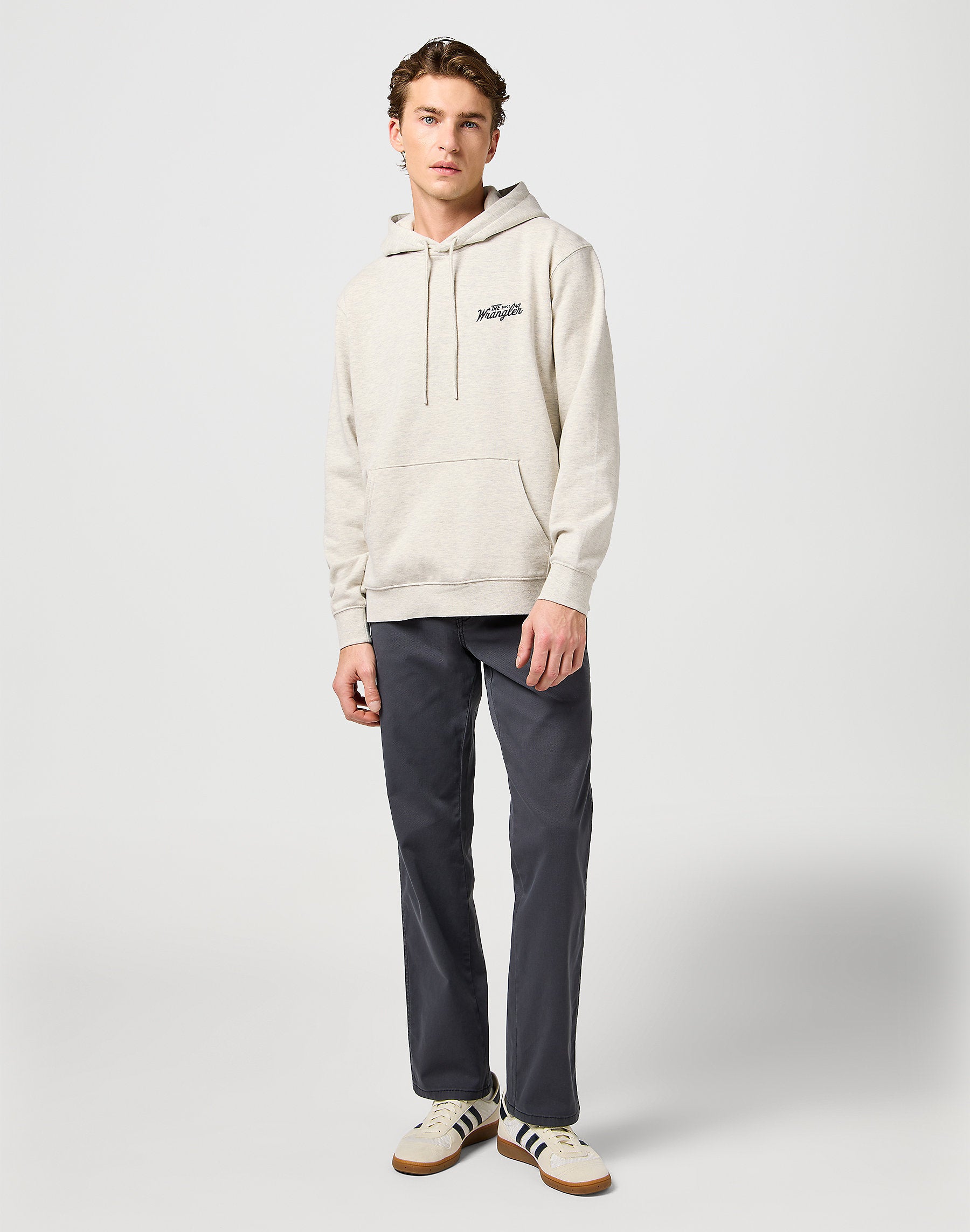 Męskie Spodnie Wrangler Texas Faded Black 112362479