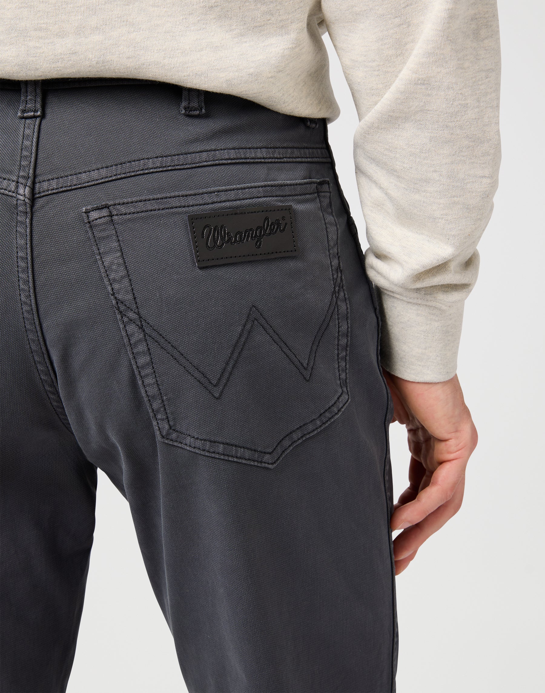 Męskie Spodnie Wrangler Texas Faded Black 112362479