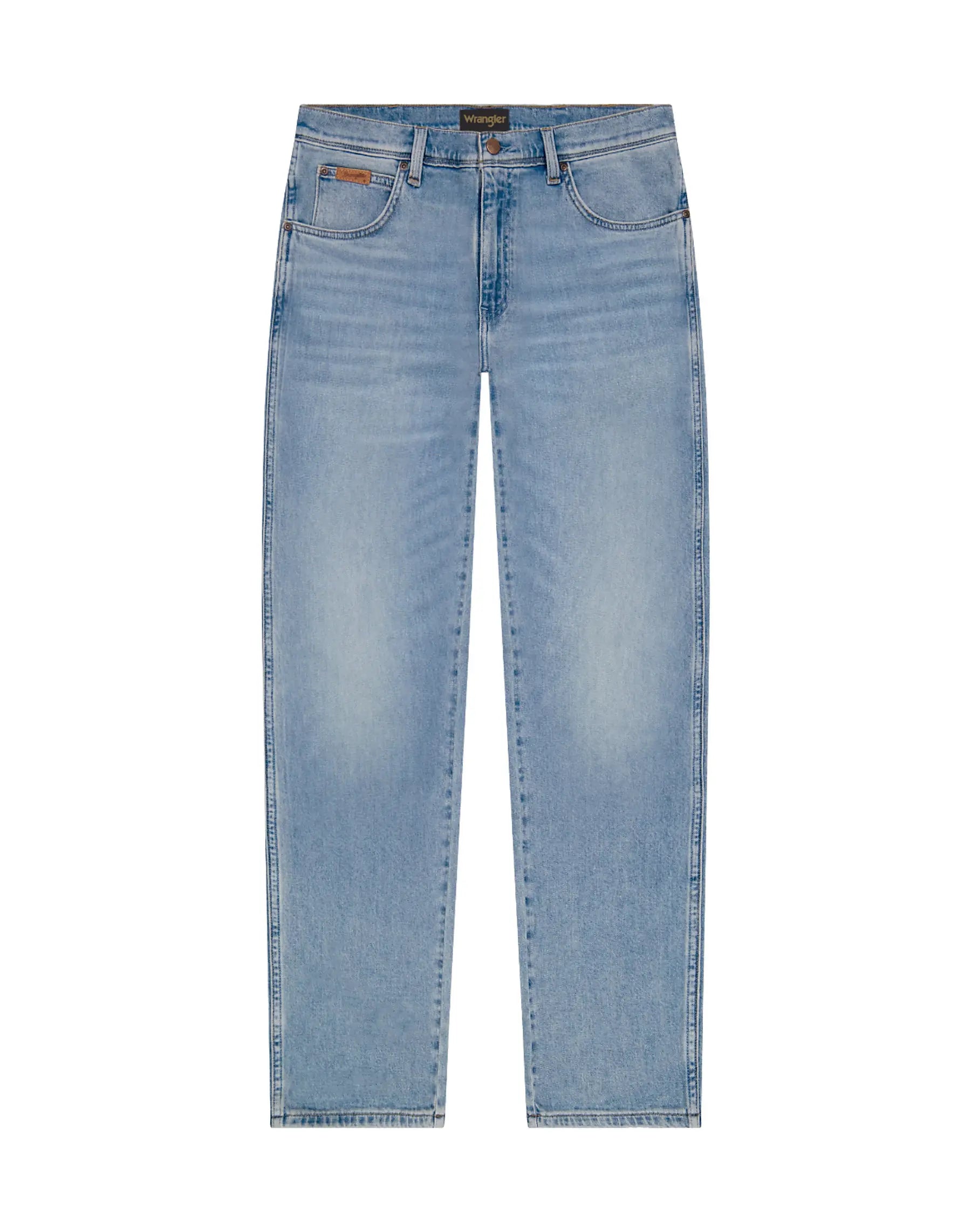 MESKIE SPODNIE WRANGLER TEXAS HARBOR BLUE 112378690