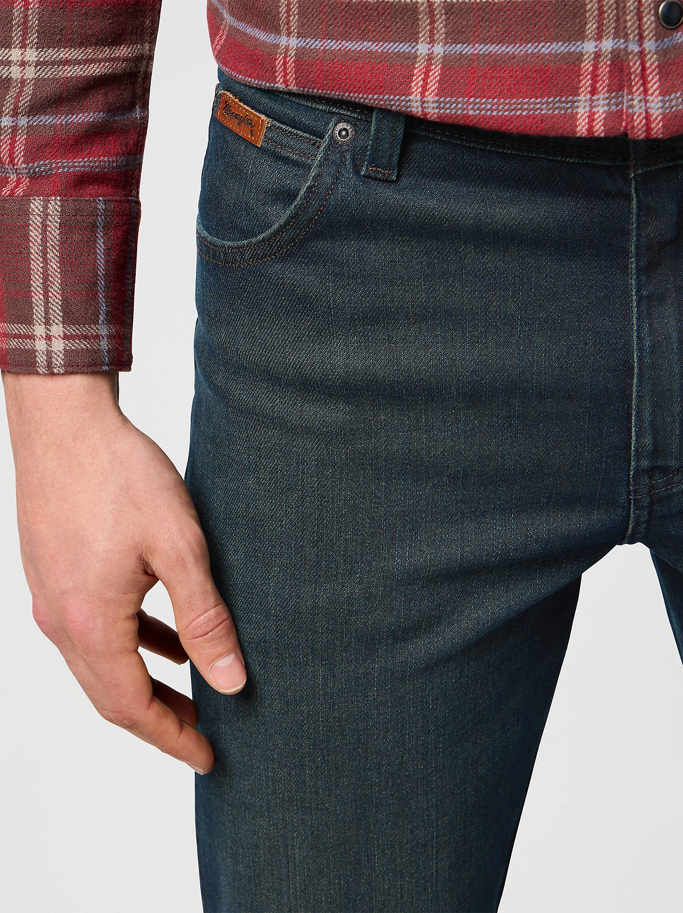 Męskie Spodnie Wrangler Texas Polar Grey 112370858