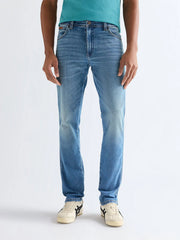 Męskie Spodnie Wrangler Texas Slim Harbor Blue 112377811