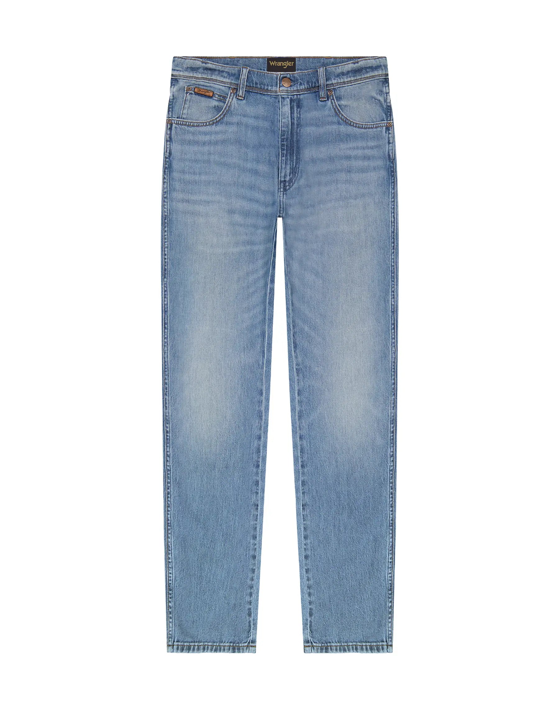Męskie Spodnie Wrangler Texas Slim Harbor Blue 112377811