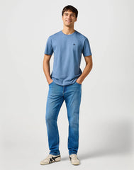 MESKIE SPODNIE WRANGLER TEXAS SLIM HERITAGE HAZE 112362473