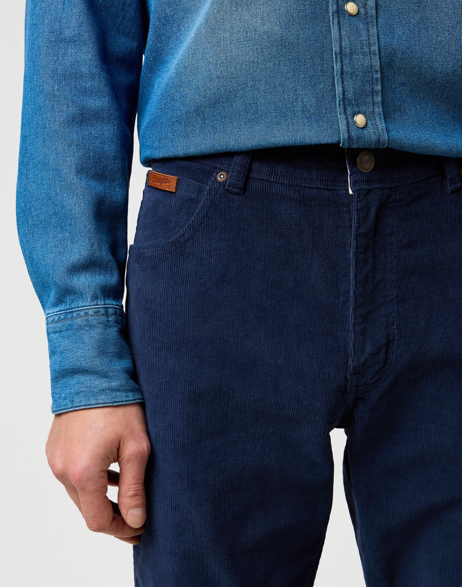 Spodnie Męskie Wrangler Texas Slim Mood Indigo 112370862