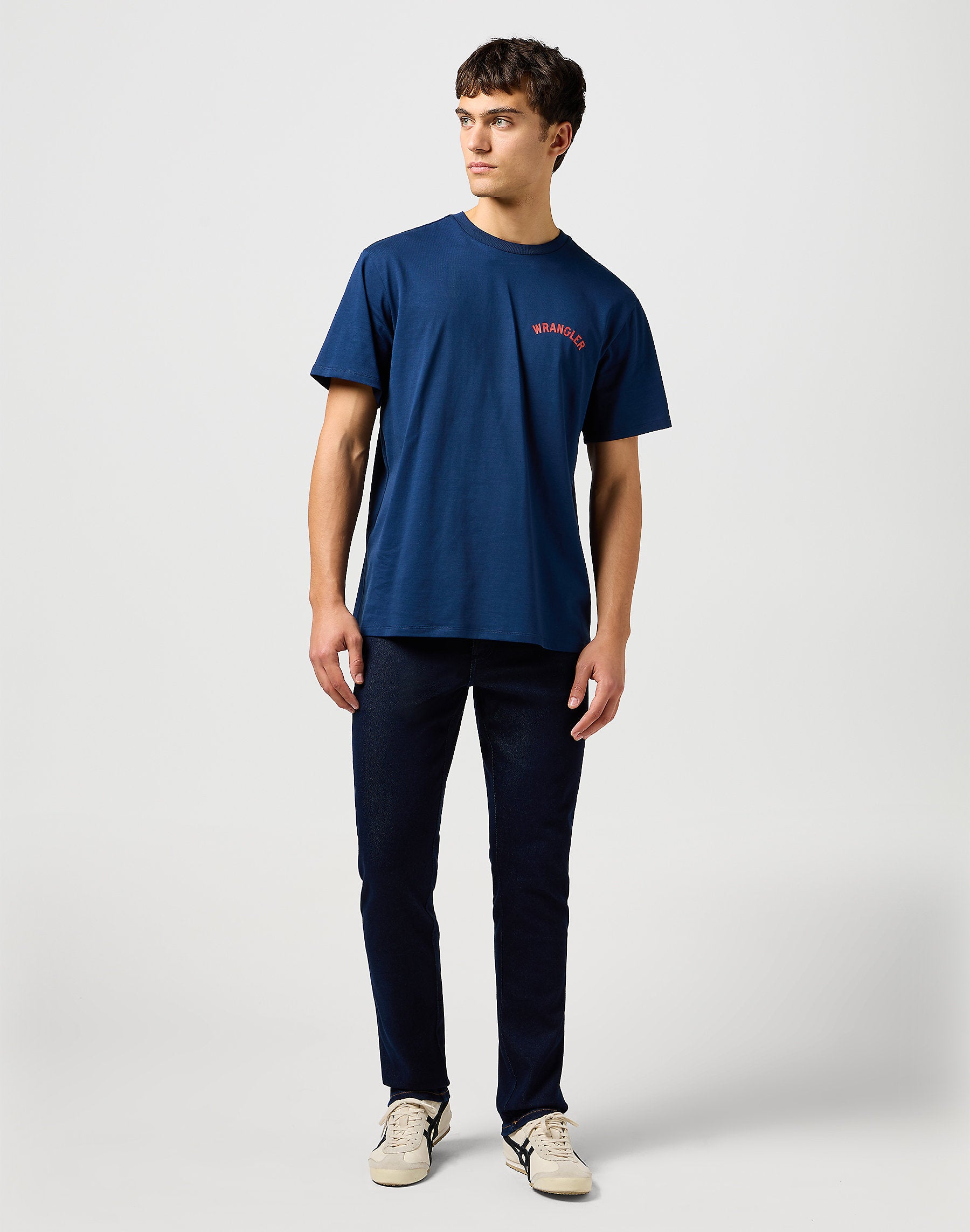 Męskie Spodnie Jeansowe Wrangler Texas Slim Moonlight Rinse 112362474