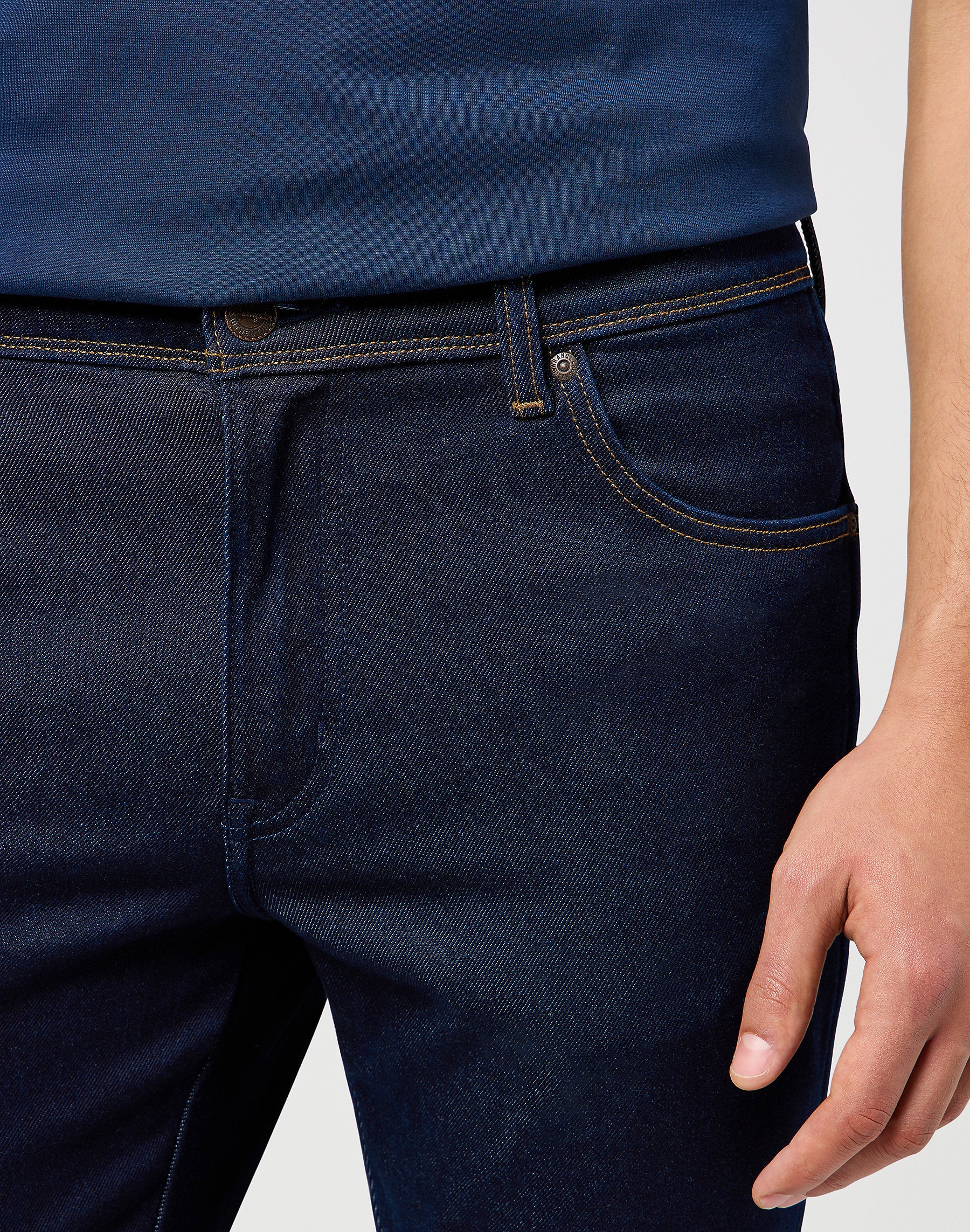 Męskie Spodnie Jeansowe Wrangler Texas Slim Moonlight Rinse 112362474