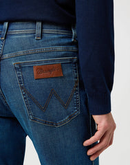Męskie Spodnie Jeansowe Wrangler Texas Slim Rouge 112370863