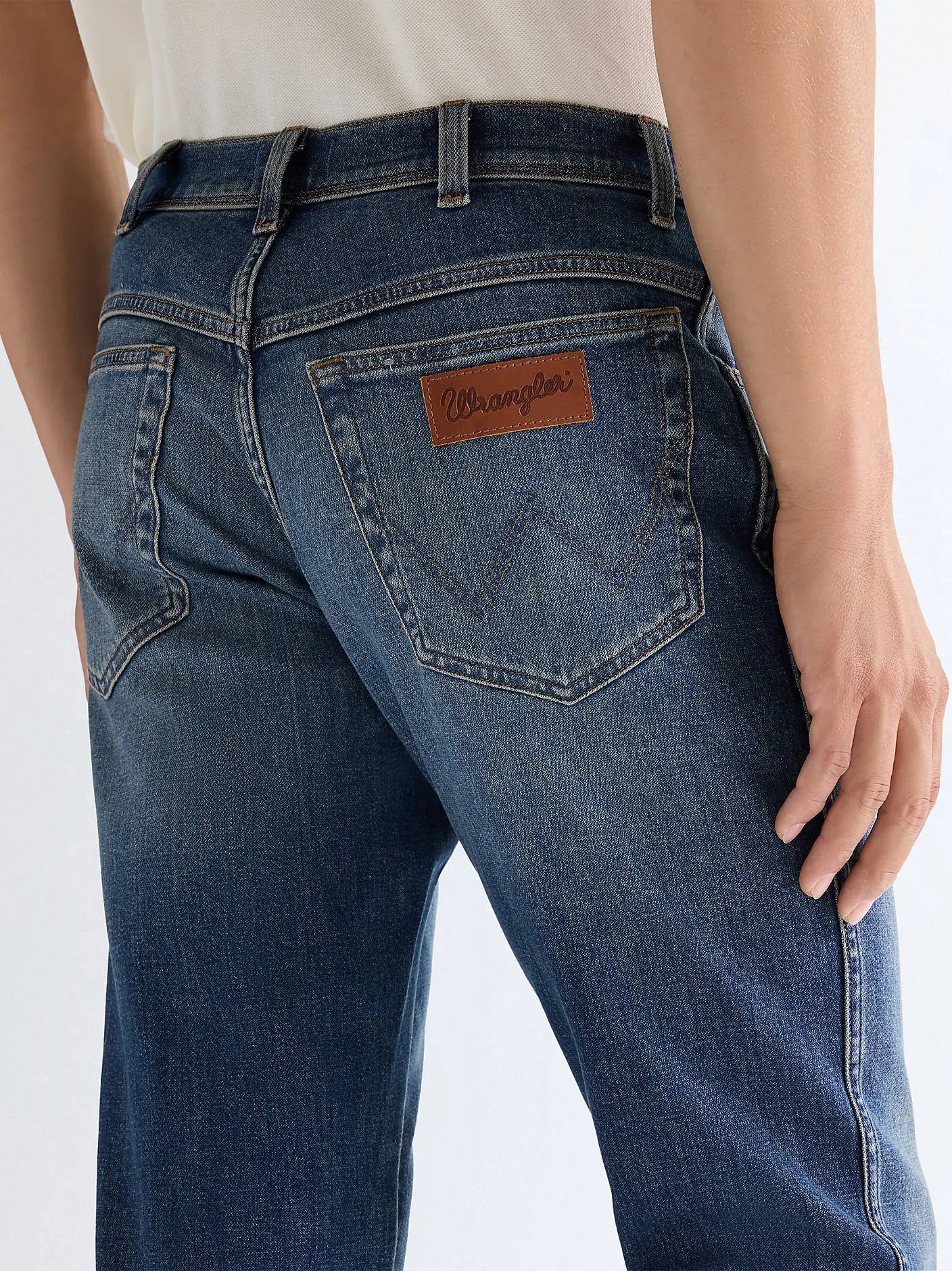 Męskie Spodnie Wrangler Texas Slim Rust Belt 112377808