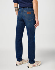 MESKIE SPODNIE WRANGLER TEXAS SLIM VINTAGE STORM 112362312