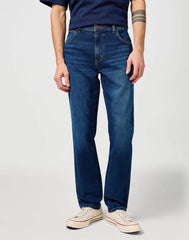 MESKIE SPODNIE WRANGLER TEXAS SLIM VINTAGE STORM 112362312