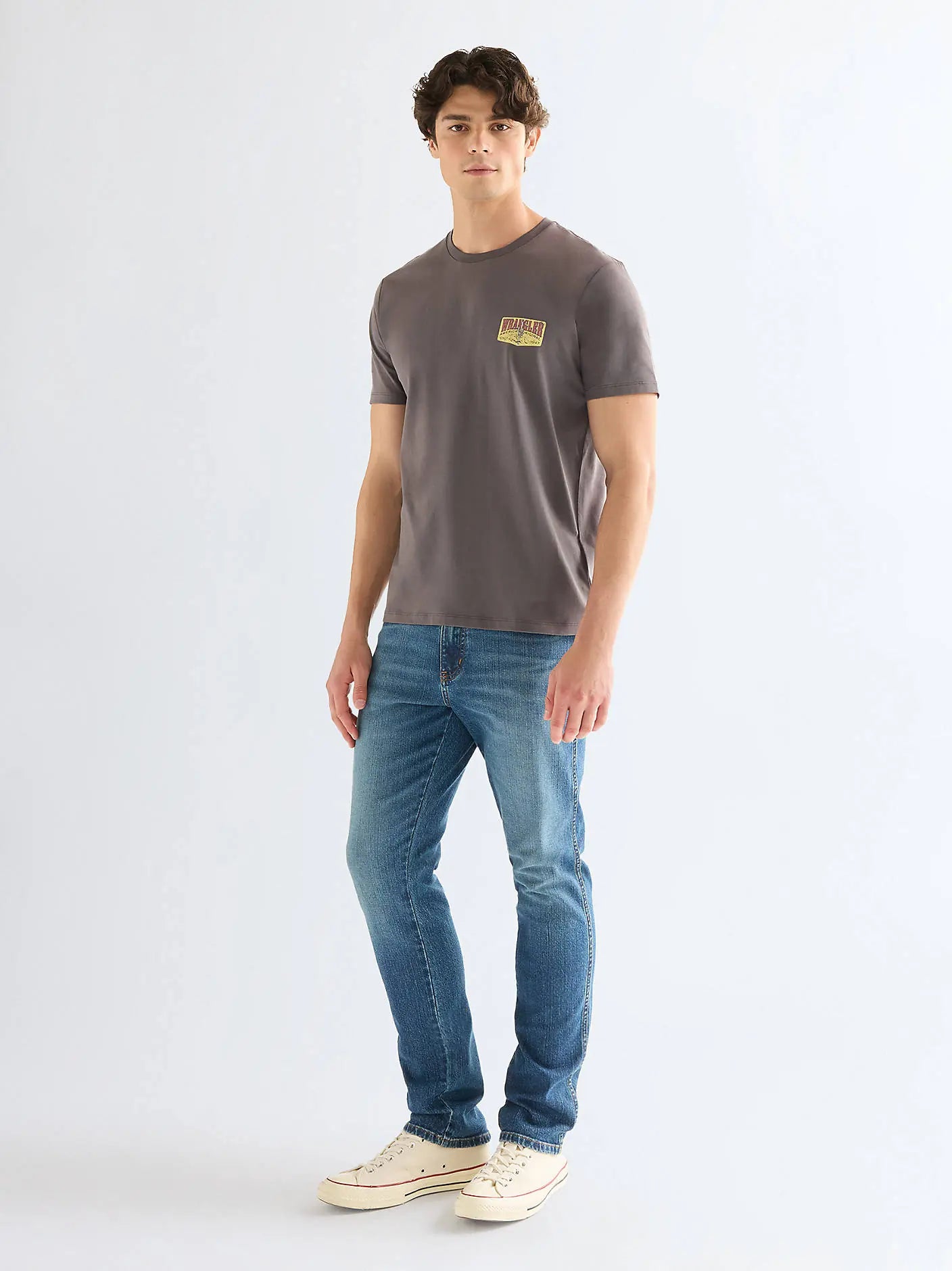Męskie Spodnie Jeansowe Wrangler Texas Slim Wisteria 112378457