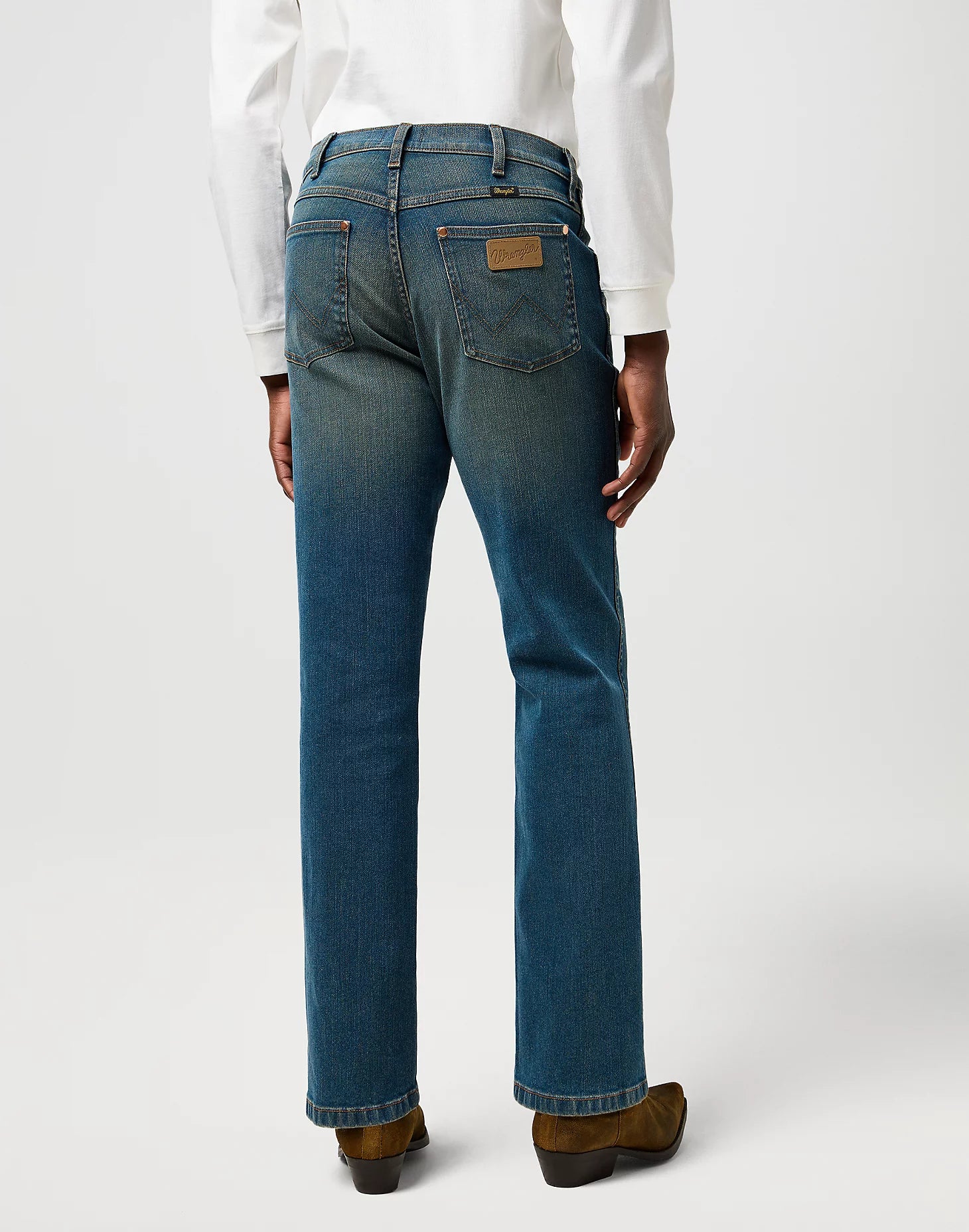 Męskie Spodnie Wrangler Wrancher Faded 112373030