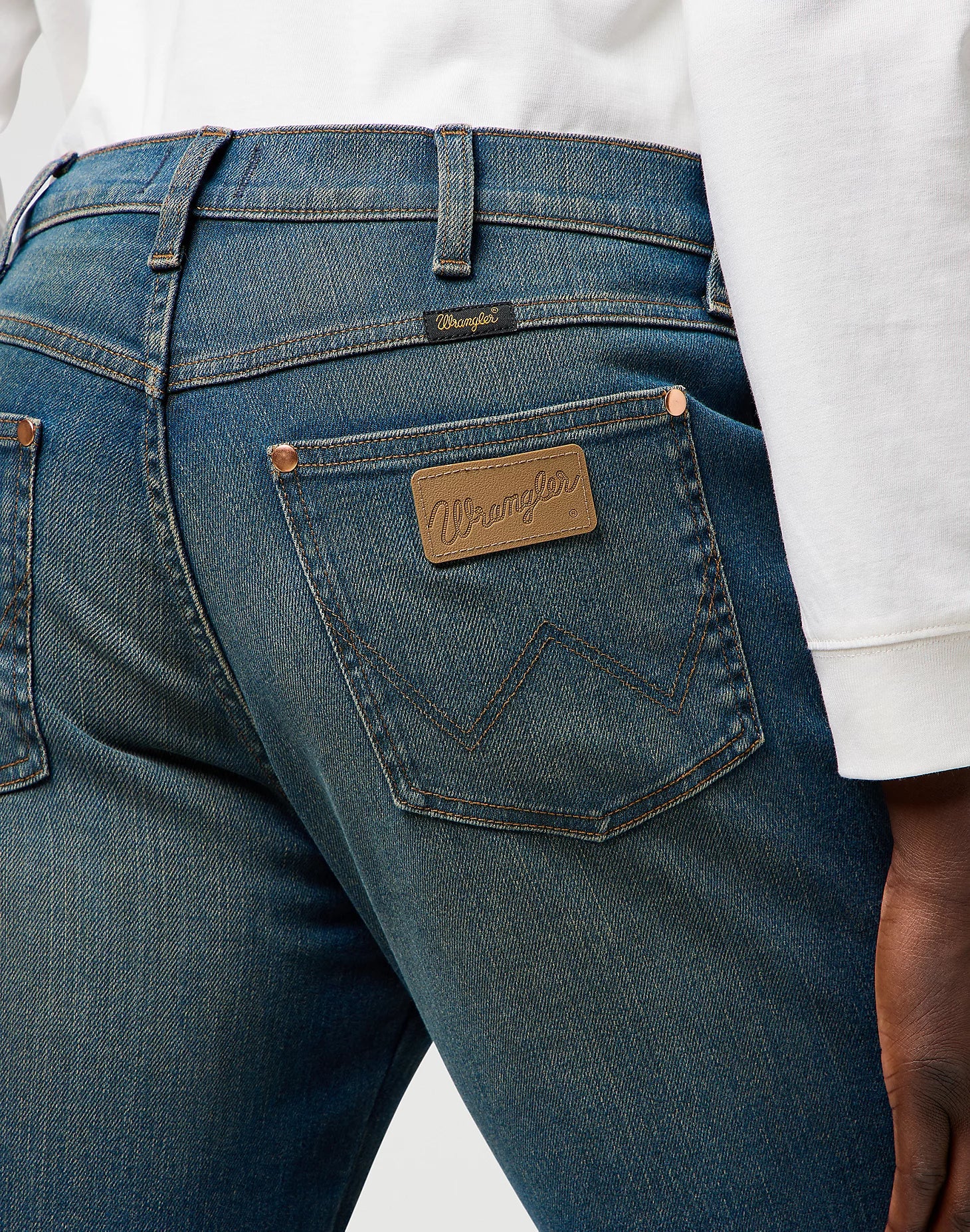 Męskie Spodnie Wrangler Wrancher Faded 112373030