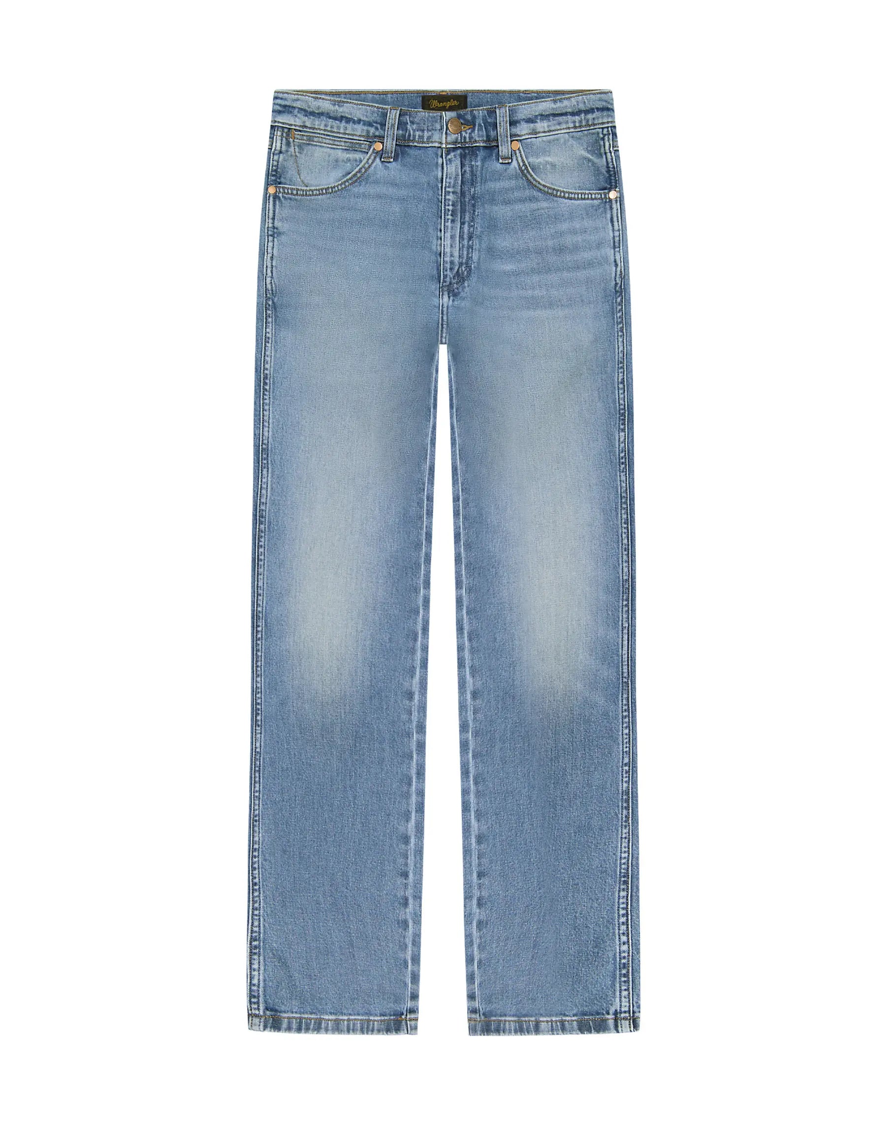Męskie Spodnie Wrangler Wrancher Harbor Blue 112377838