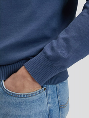 MĘSKIE SWETER LEE CLEAN RAGLAN SWEATER ACADEMY BLUE 112376921