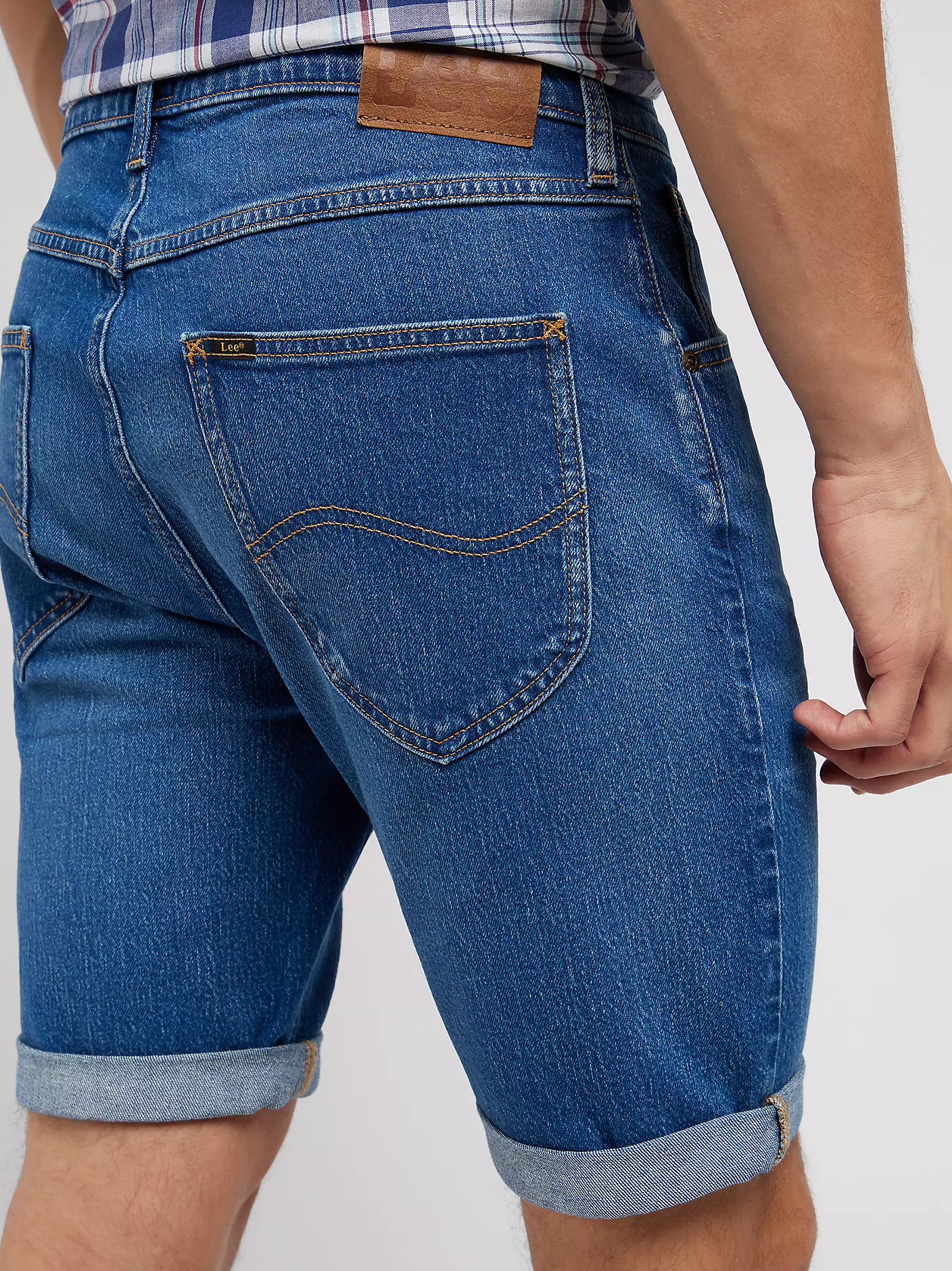 MĘSKIE SZORTY JEANSOWE LEE 5 POCKET SHORT WARM BLISS 112349234