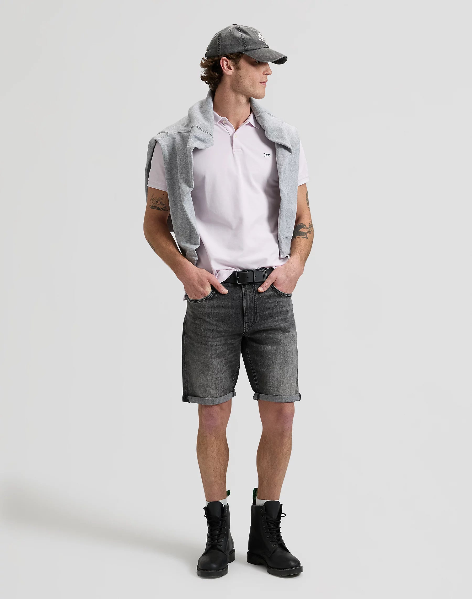 MESKIE SZORTY LEE 5 POCKET SHORT ORE 112376315