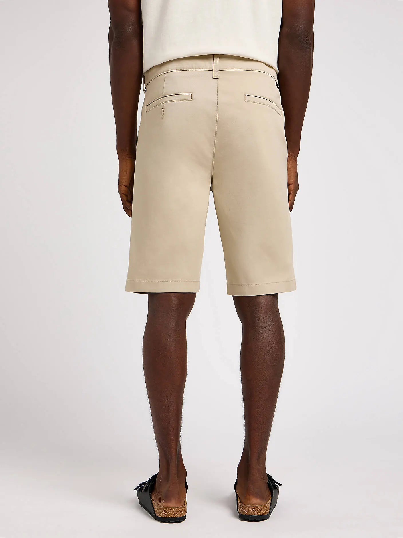 MESKIE SZORTY LEE REGULAR CHINO SHORT STONE 112349200