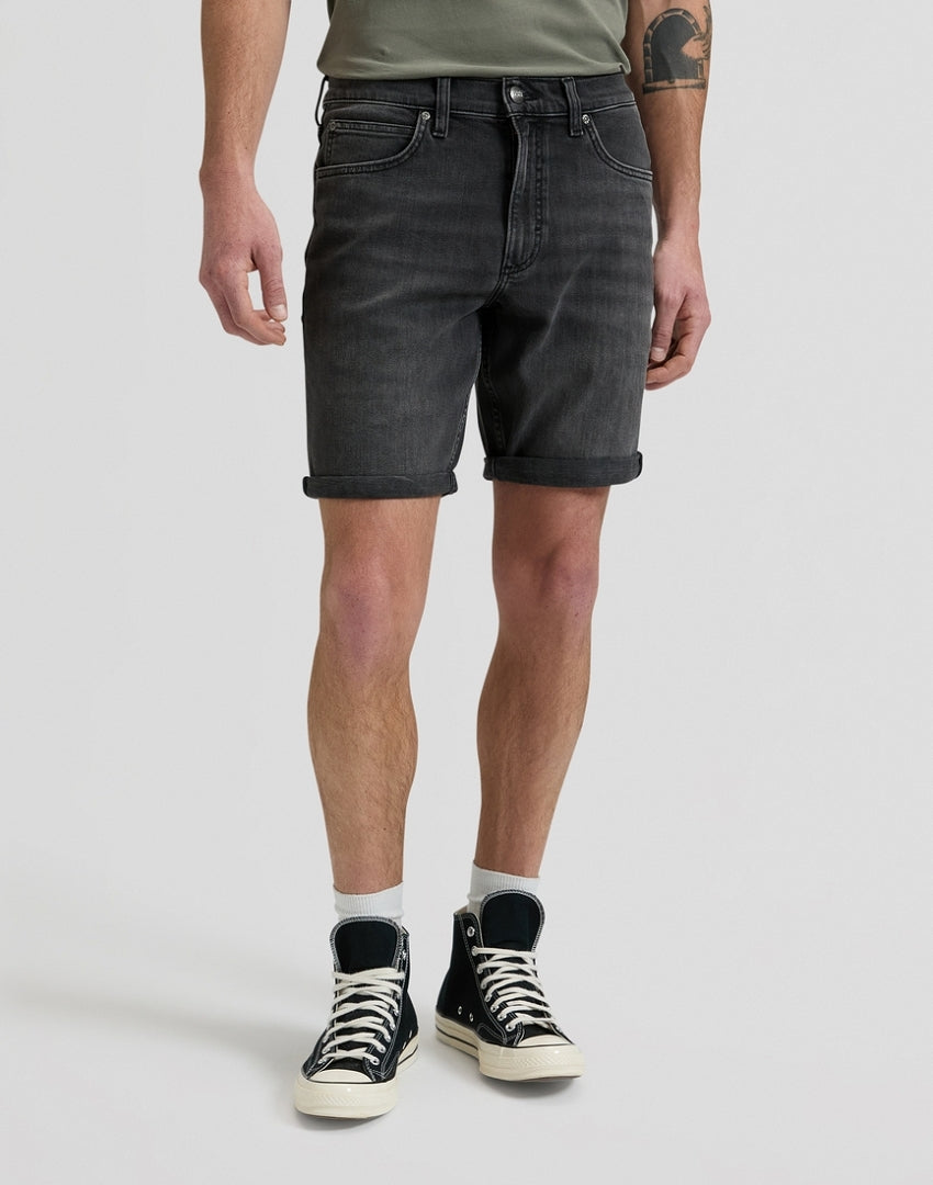 Męskie Szorty Jeansowe Lee Rider Short Anthracite 112376372