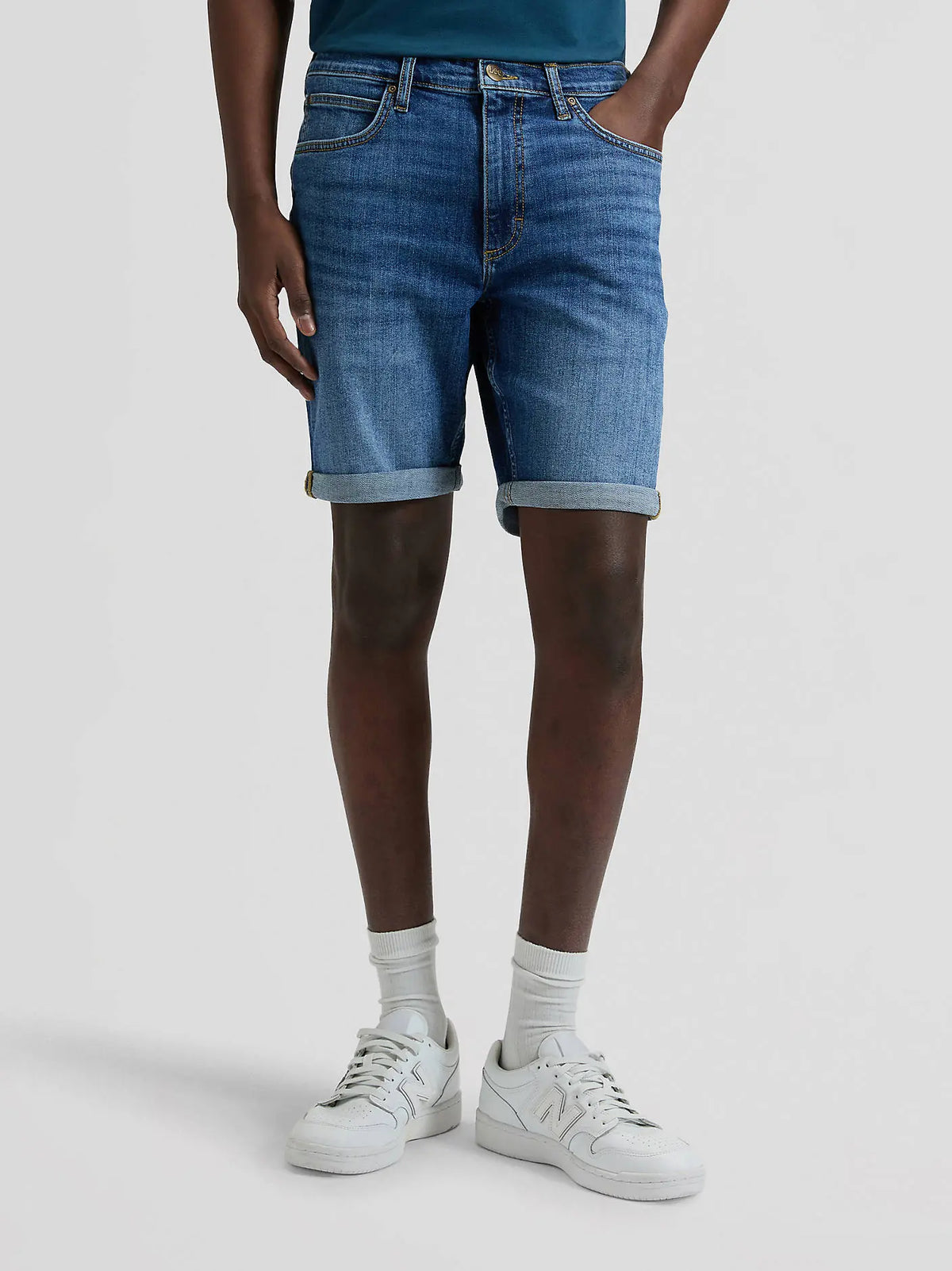 Męskie Szorty Jeansowe Lee Rider Short Bundy 112376385