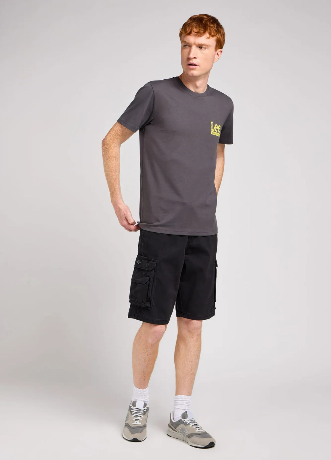 Szorty Męskie Lee WYOMING Cargo Black 112333740